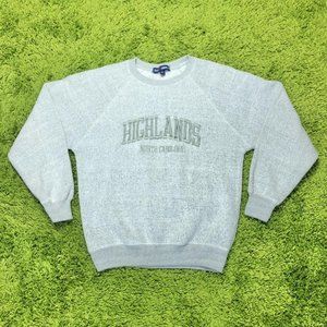 y2k Carolina Highlands Terry Cloth Sweatshirt
